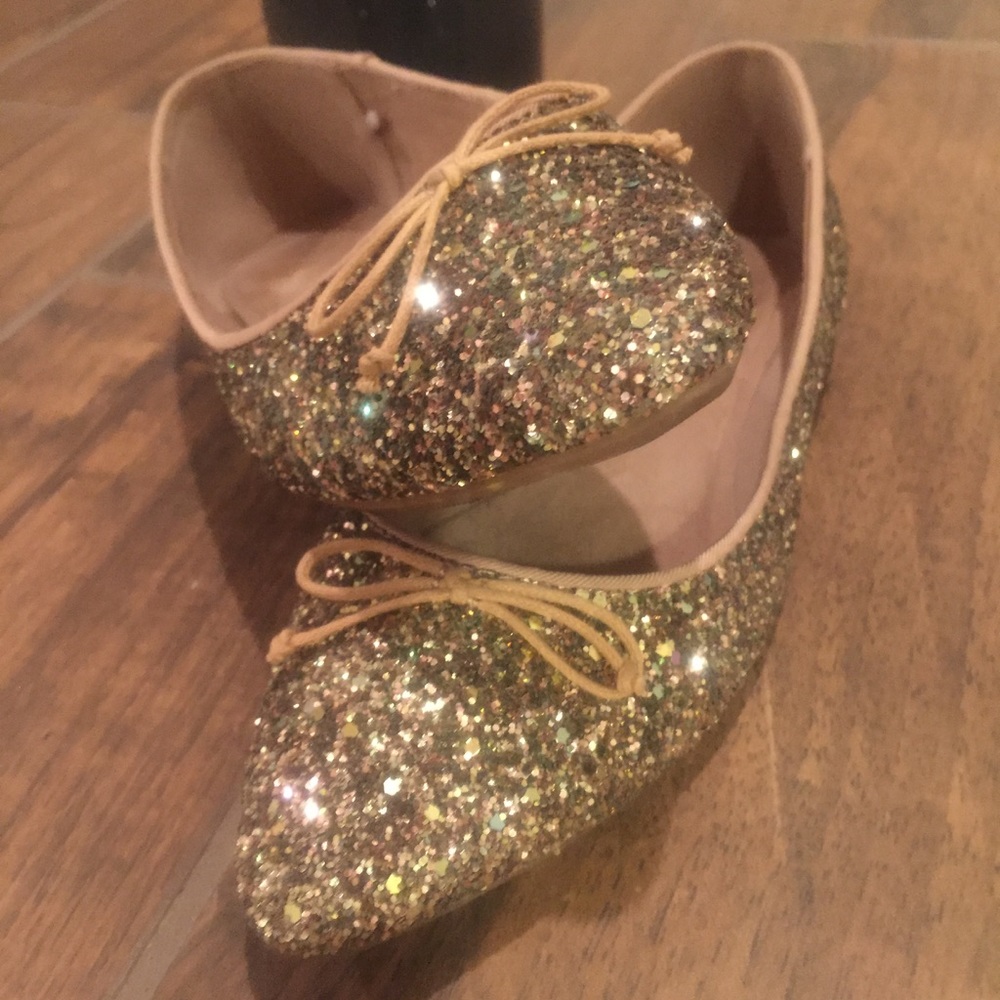 ✨ OLD NAVY glitter flats